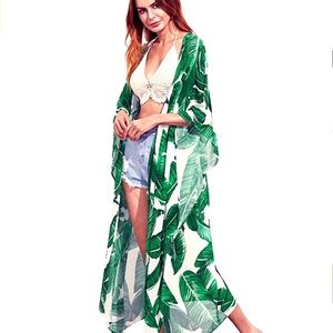 Banana Leaf Beach Cover Up